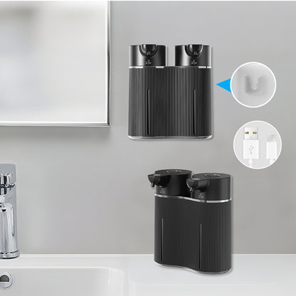 Dispensador automático 2 en 1 para espuma y jabón líquido